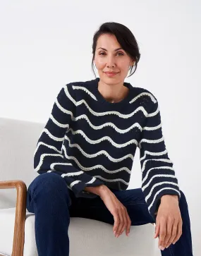 Crew Clothing Wave Crew Neck Jumper