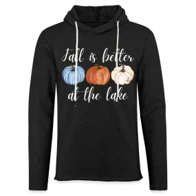 Fall Pumpkins Unisex Lightweight Terry Lake Hoodie