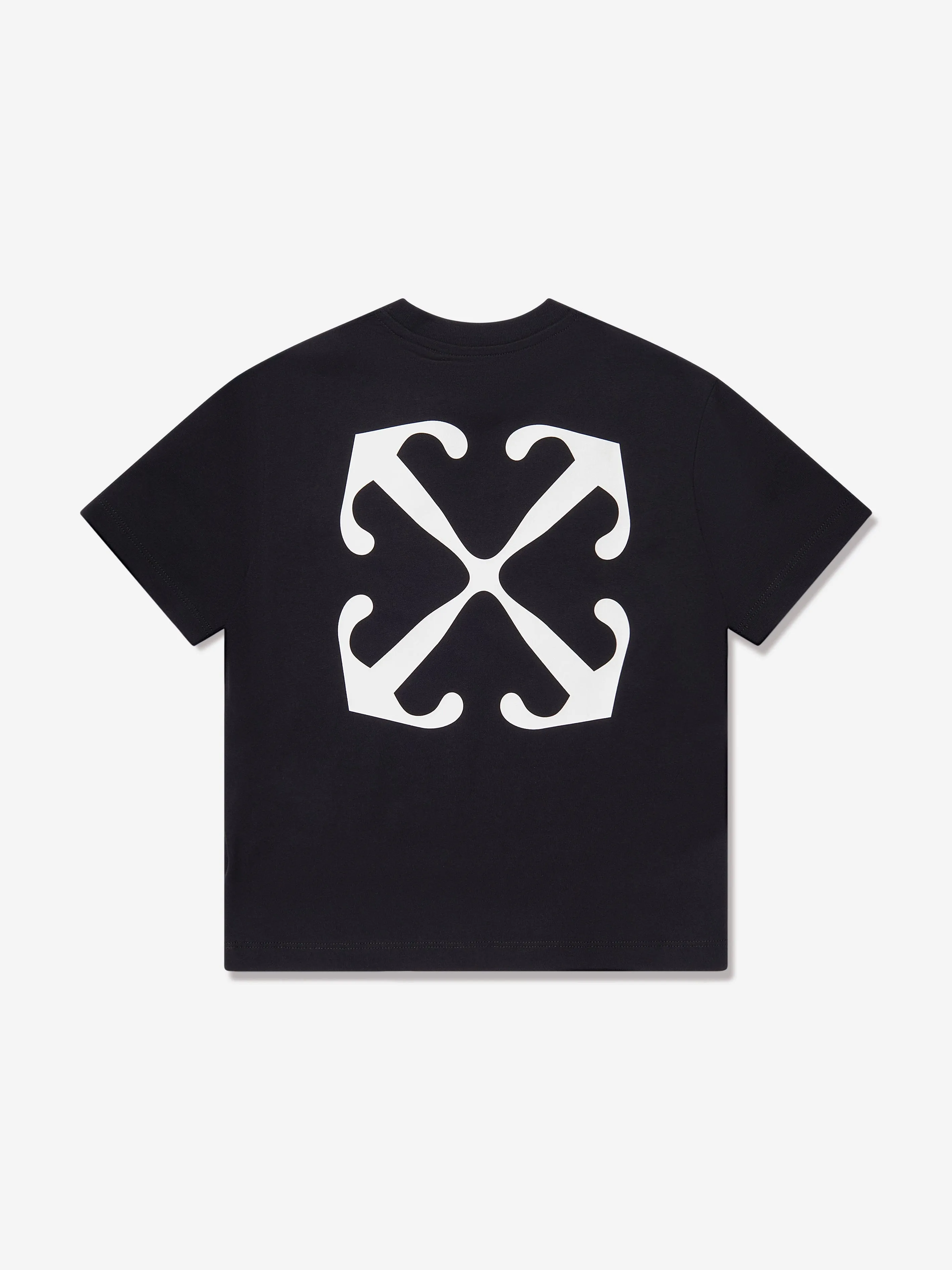 Off-White Boys Off Stamp T-Shirt in Black