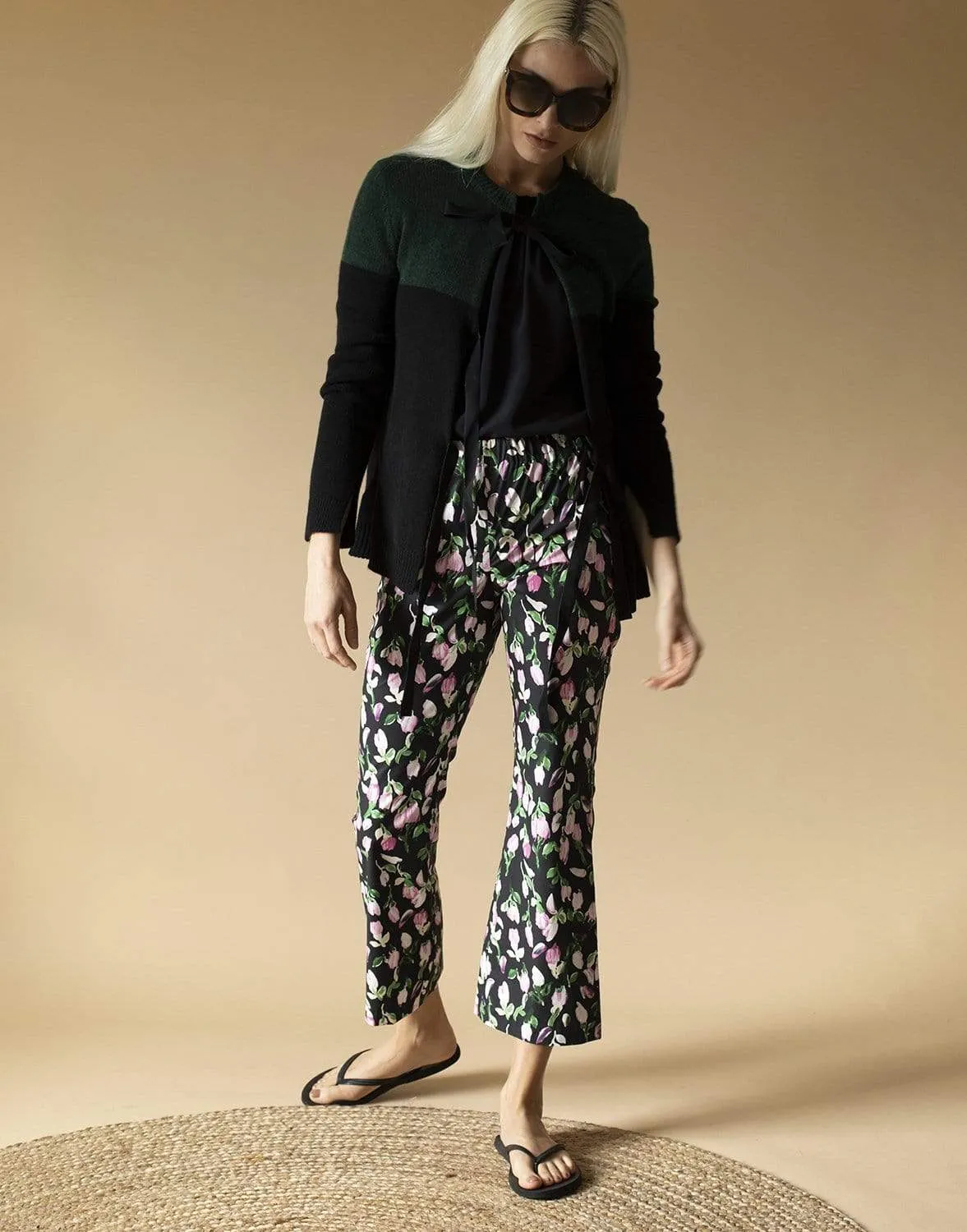 Tie-Fastening Cardigan