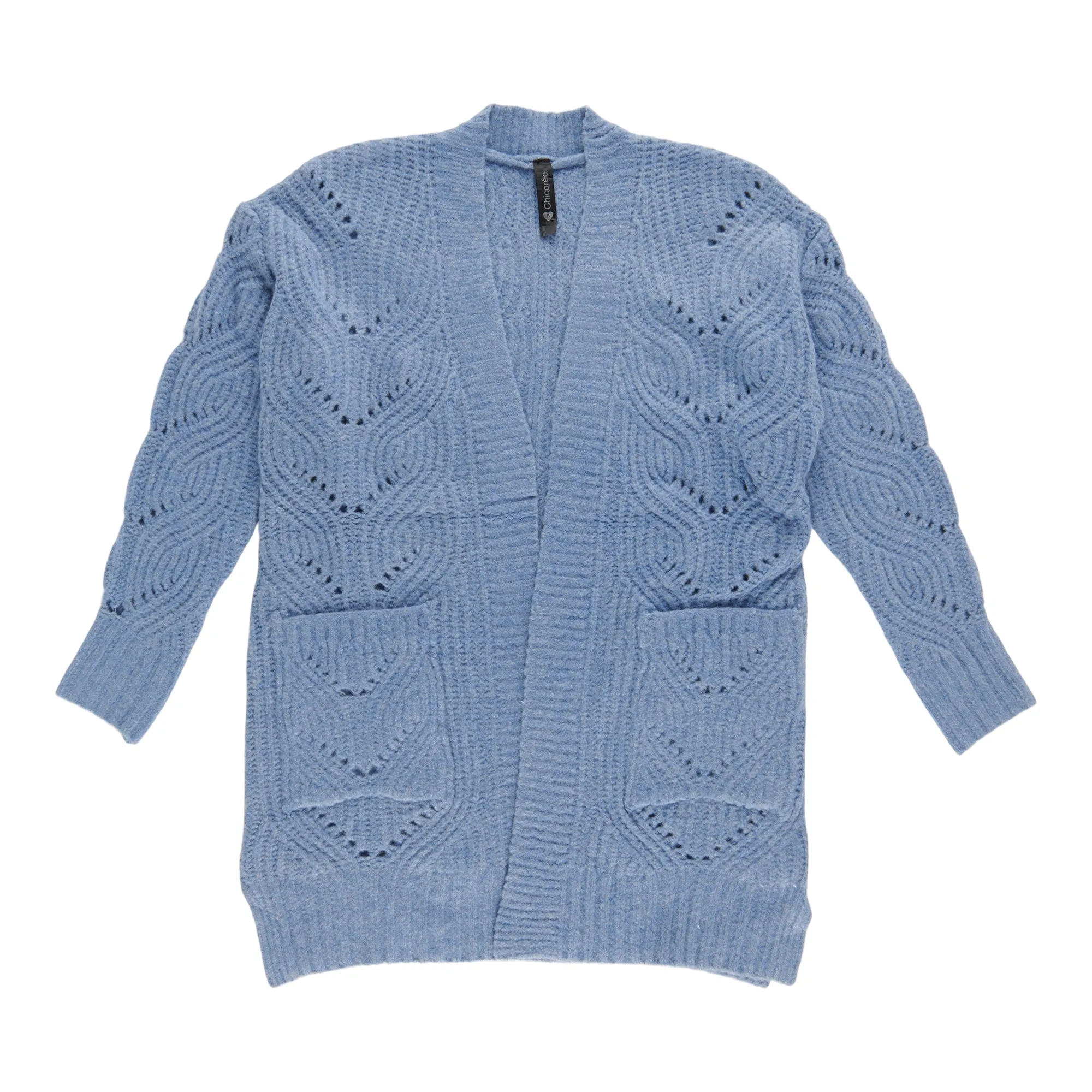 Women's Cable Open Front Cardigan